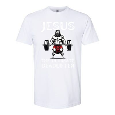 Jesus Ultimate Deadlifter Fitness Funny Weights Gym Great Gift Softstyle® CVC T-Shirt