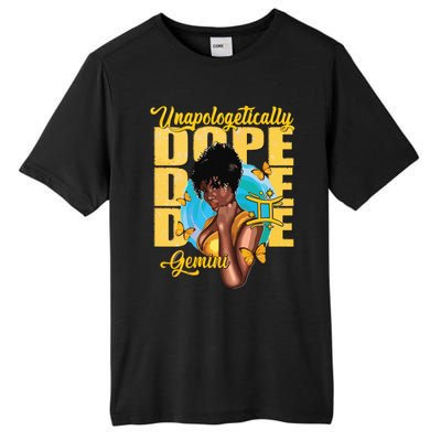 Juneteenth Unapologetically Dope Gemini Melanin Horoscope Tall Fusion ChromaSoft Performance T-Shirt