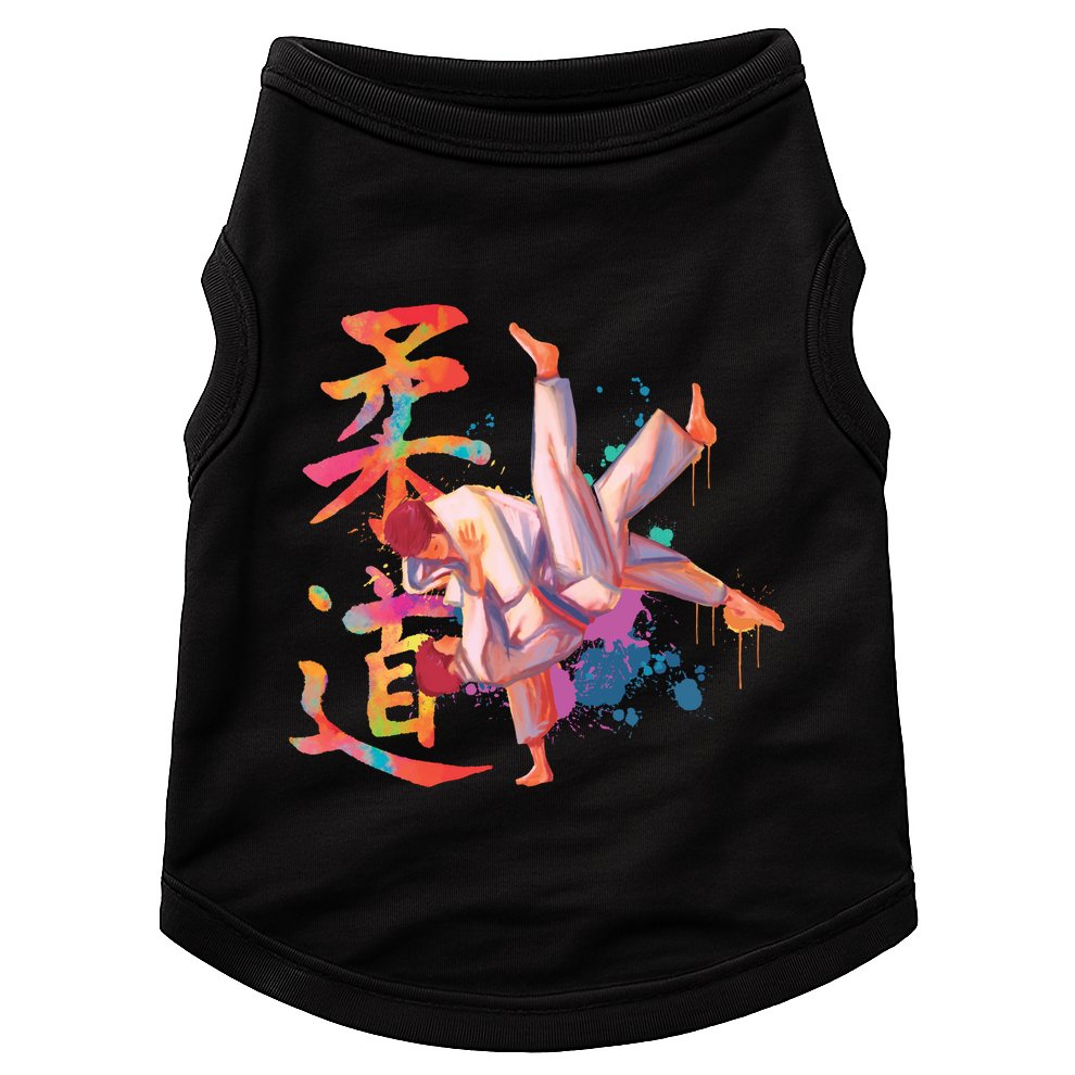 Judo Martial Arts Watercolor Doggie Tank