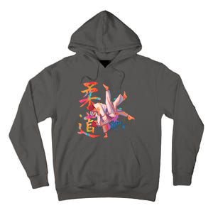 Judo Martial Arts Watercolor Tall Hoodie