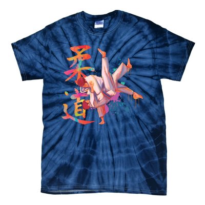 Judo Martial Arts Watercolor Tie-Dye T-Shirt