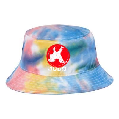 JUDO Olympic Sports Stylized Distressed Tie Dye Newport Bucket Hat