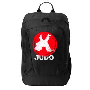 JUDO Olympic Sports Stylized Distressed City Backpack