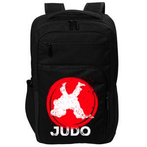 JUDO Olympic Sports Stylized Distressed Impact Tech Backpack