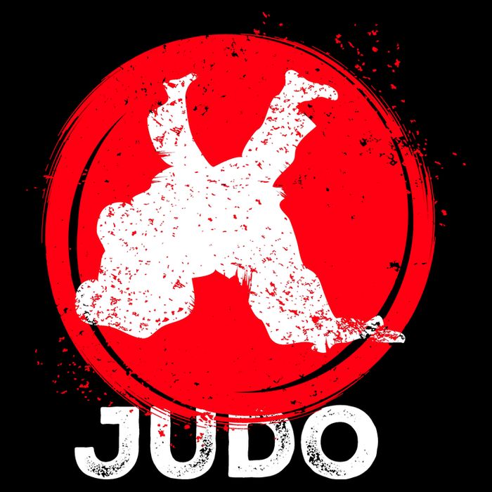 JUDO Olympic Sports Stylized Distressed Impact Tech Backpack