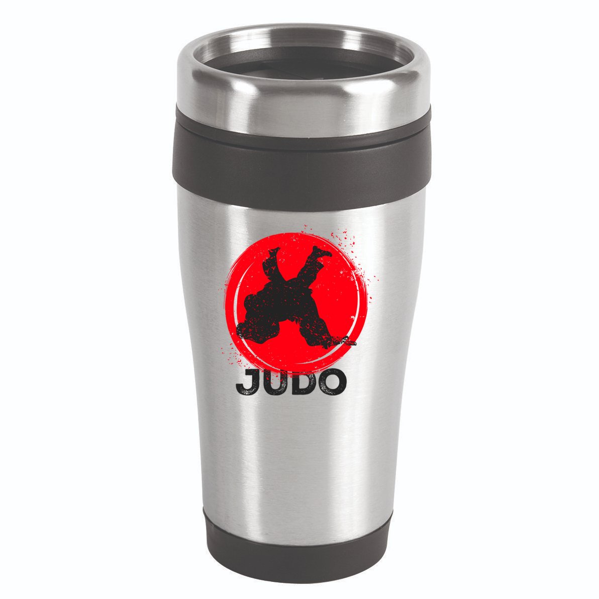JUDO Olympic Sports Stylized Distressed 16oz Travel Tumbler