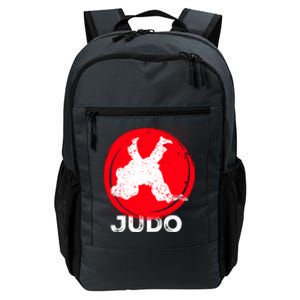 JUDO Olympic Sports Stylized Distressed Daily Commute Backpack