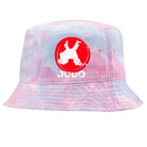 JUDO Olympic Sports Stylized Distressed Tie-Dyed Bucket Hat