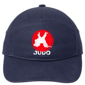 JUDO Olympic Sports Stylized Distressed 7-Panel Snapback Hat