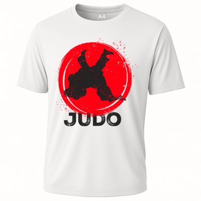JUDO Olympic Sports Stylized Distressed Performance Shirt