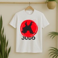 JUDO Olympic Sports Stylized Distressed T-Shirt