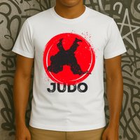 JUDO Olympic Sports Stylized Distressed T-Shirt