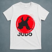 JUDO Olympic Sports Stylized Distressed T-Shirt