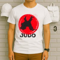 JUDO Olympic Sports Stylized Distressed T-Shirt