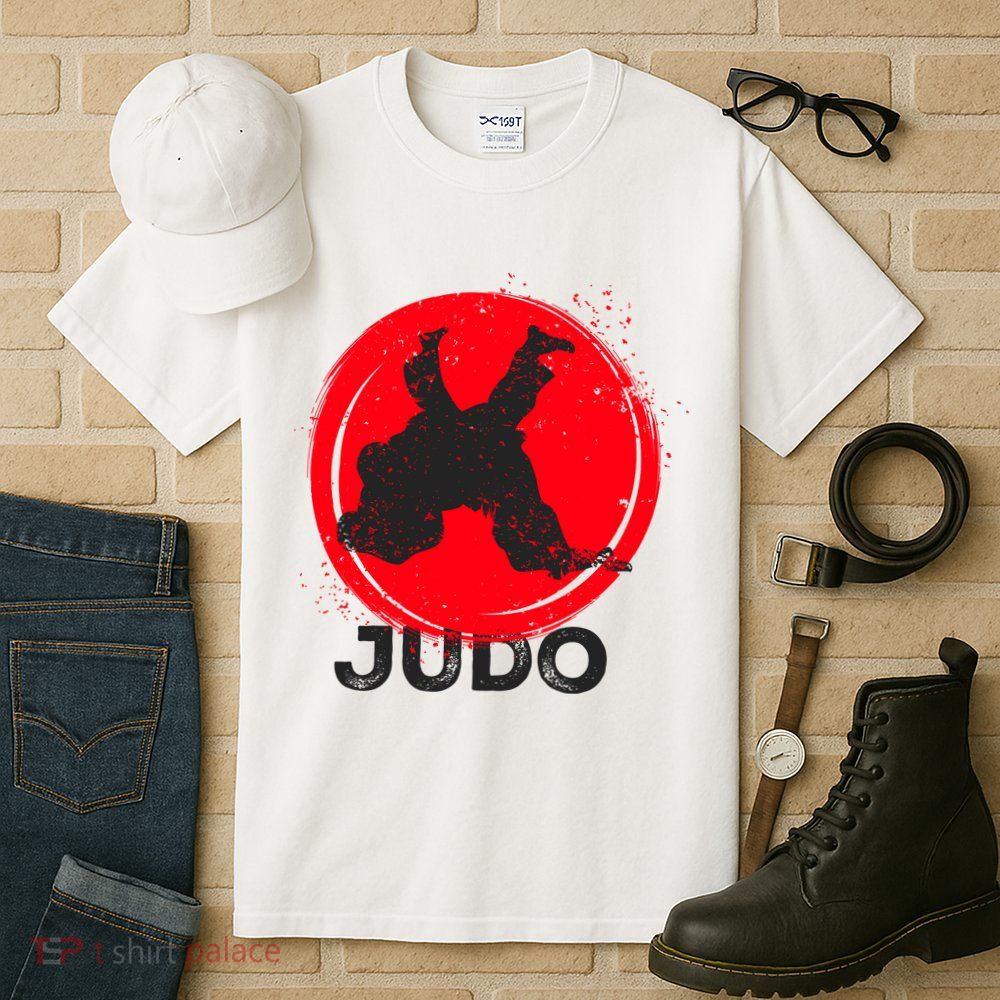 JUDO Olympic Sports Stylized Distressed Tall T-Shirt
