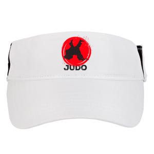 JUDO Olympic Sports Stylized Distressed Adult Drive Performance Visor