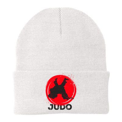 JUDO Olympic Sports Stylized Distressed Knit Cap Winter Beanie