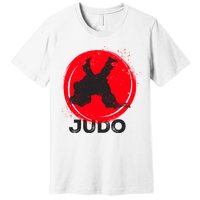 JUDO Olympic Sports Stylized Distressed Premium T-Shirt