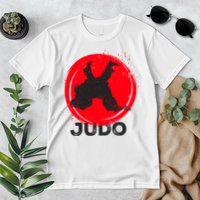 JUDO Olympic Sports Stylized Distressed Premium T-Shirt