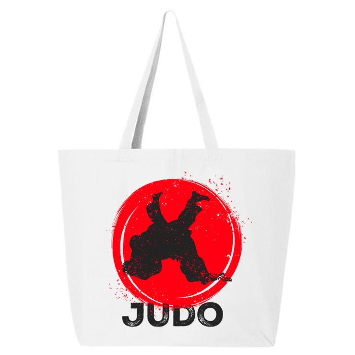 JUDO Olympic Sports Stylized Distressed 25L Jumbo Tote