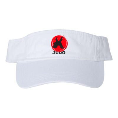 JUDO Olympic Sports Stylized Distressed Valucap Bio-Washed Visor