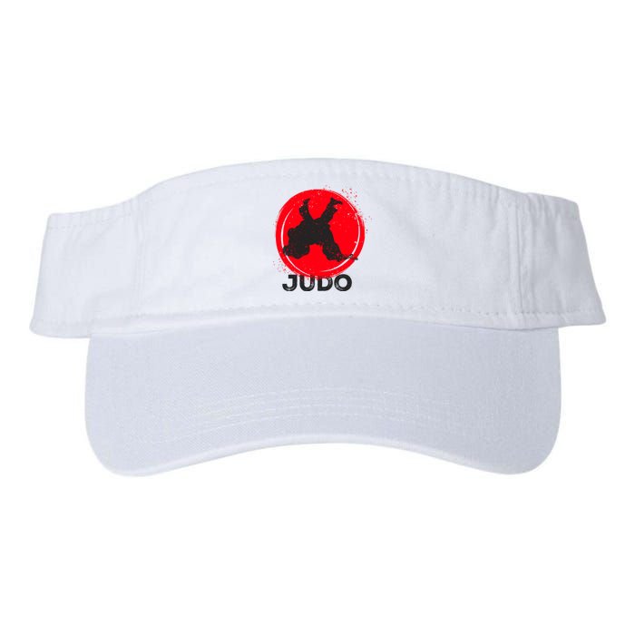 JUDO Olympic Sports Stylized Distressed Valucap Bio-Washed Visor