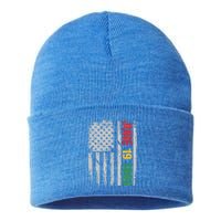 Juneteenth Usa Flag June 19 1865 Black History Month Freedom Gift Sustainable Knit Beanie