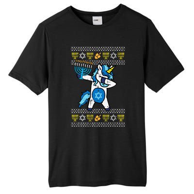 Jewish Unicorn Jewnicorn Hanukkah Chanukah  Tall Fusion ChromaSoft Performance T-Shirt