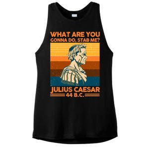 Julius Caesar What Are You Gonna Do Stab Me? Ladies PosiCharge Tri-Blend Wicking Tank