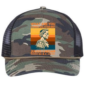 Julius Caesar What Are You Gonna Do Stab Me? Retro Rope Trucker Hat Cap