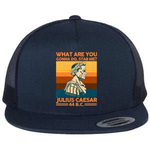 Julius Caesar What Are You Gonna Do Stab Me? Flat Bill Trucker Hat