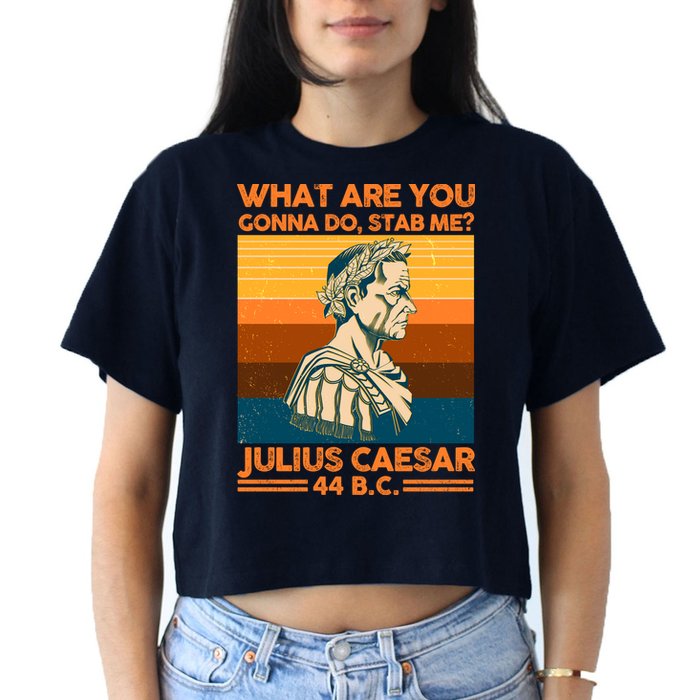 Julius Caesar What Are You Gonna Do Stab Me? Crop Top