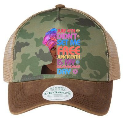July 4th Didn't Set Me Free Juneteenth Legacy Tie Dye Trucker Hat