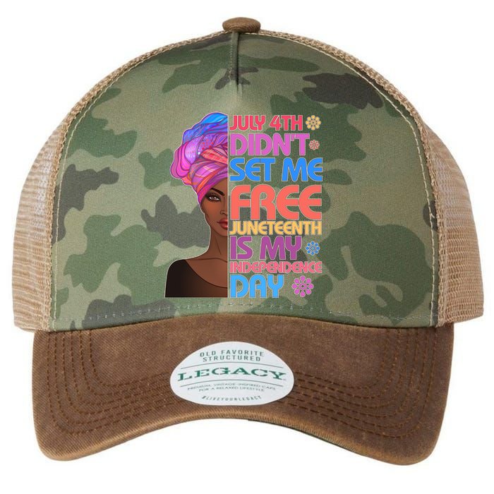 July 4th Didn't Set Me Free Juneteenth Legacy Tie Dye Trucker Hat