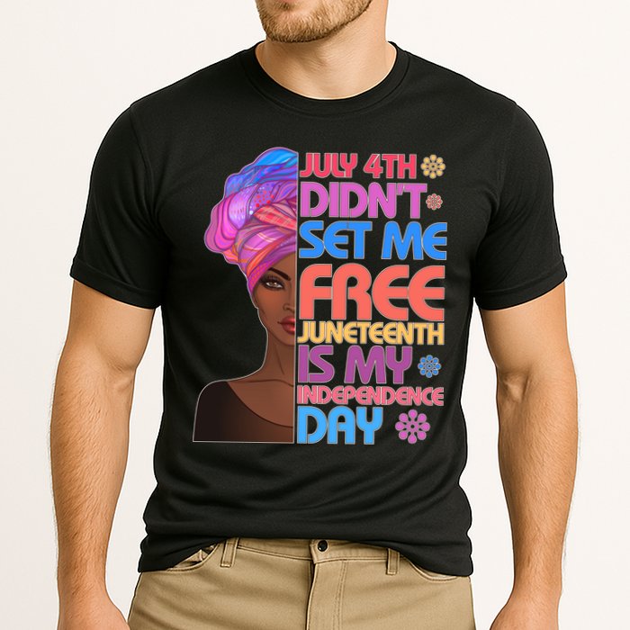 July 4th Didn't Set Me Free Juneteenth Performance Shirt