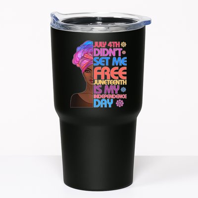 July 4th Didn't Set Me Free Juneteenth Tumbler