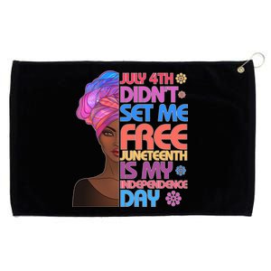 July 4th Didn't Set Me Free Juneteenth Grommeted Golf Towel