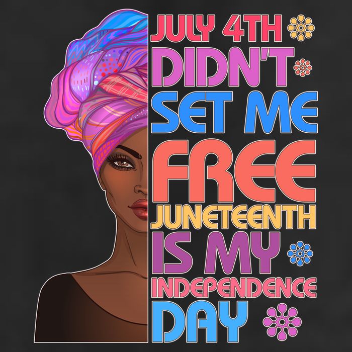 July 4th Didn't Set Me Free Juneteenth Microfiber Hand Towel