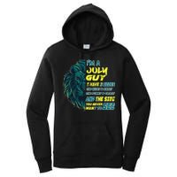 July Birthday Guy Has 3 Sides Sweet Funny Crazy  Women's Pullover Hoodie