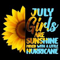 July Girls Are Sunshine Mixed With A Little Hurricane Impact Tech Backpack