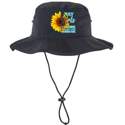 July Girls Are Sunshine Mixed With A Little Hurricane Bucket Hat