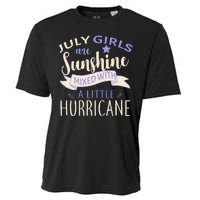 July Girls Are Sunshine Mixed With Hurricane Cooling Performance Crew T-Shirt