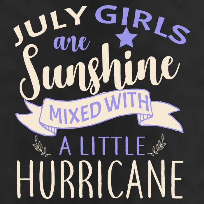 July Girls Are Sunshine Mixed With Hurricane 11oz C Handle Ceramic Mug