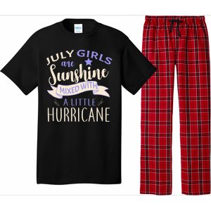 July Girls Are Sunshine Mixed With Hurricane Pajama Set