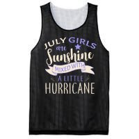 July Girls Are Sunshine Mixed With Hurricane Mesh Reversible Basketball Jersey Tank