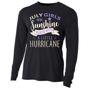 July Girls Are Sunshine Mixed With Hurricane Cooling Performance Long Sleeve Crew