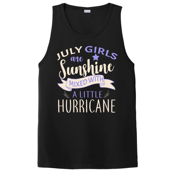 July Girls Are Sunshine Mixed With Hurricane PosiCharge Competitor Tank