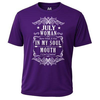July Woman Funny Birthday Performance Shirt