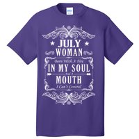 July Woman Funny Birthday Tall T-Shirt