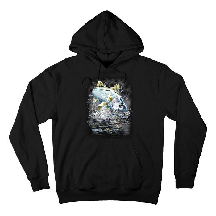 Jumping Snook - Fishing Hoodie